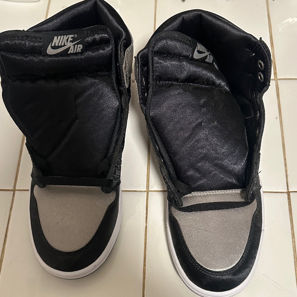 Nike Air Black and Silver High-Tops